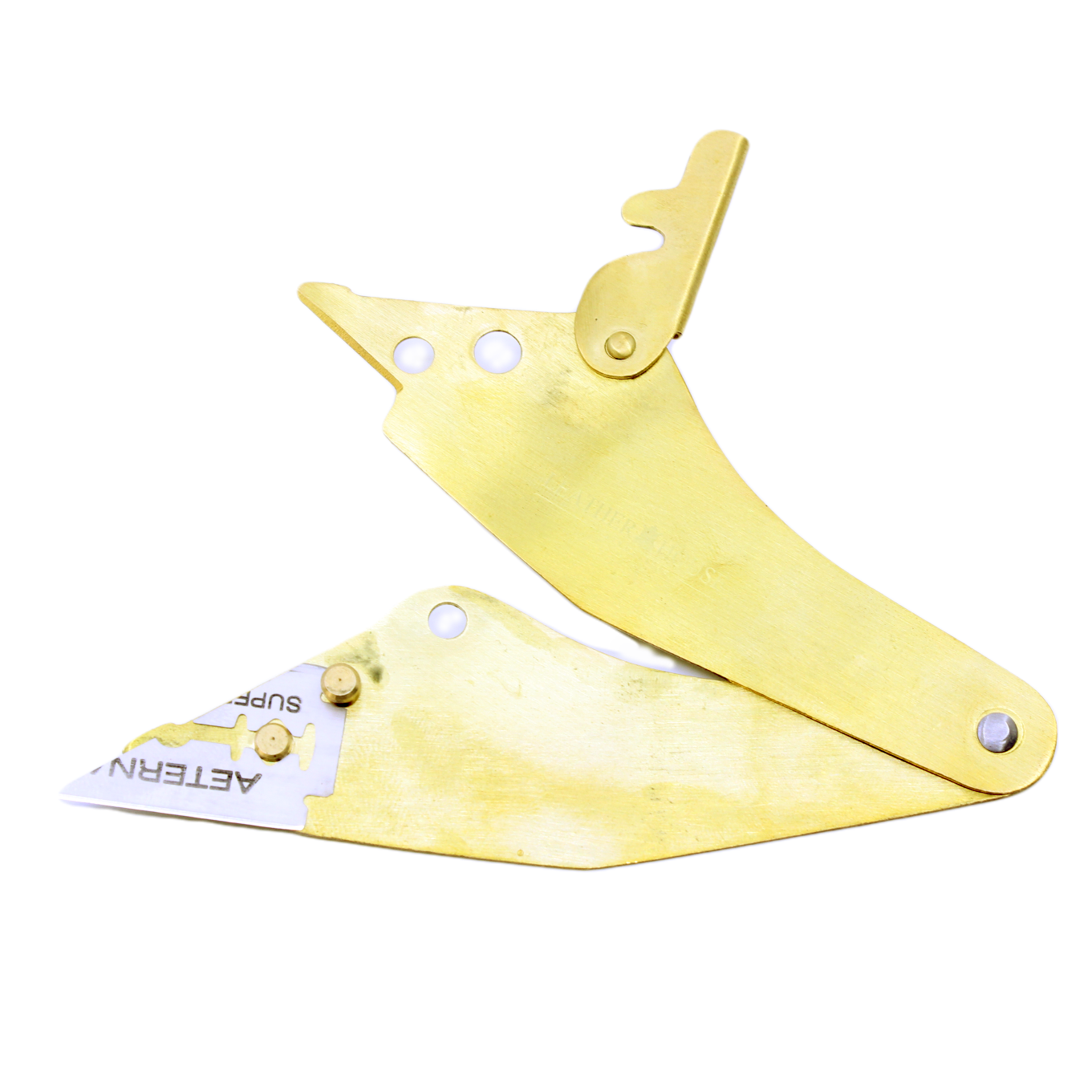 Couteau pour fourreur incl. 2 lames 