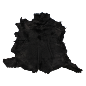 Kleine Ziegenfelle 25x20cm - schwarz