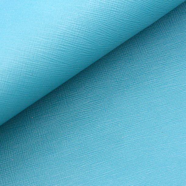 Chvre aniline Saffiano grain 0,9-1,0mm ca 4-4,5 sqf Blue Vert