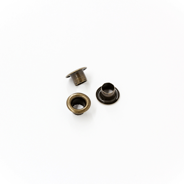 Snørering 5mm Gammel messing 60 stk/pk