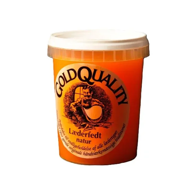 Lderfedt med bivoks - Gold quality