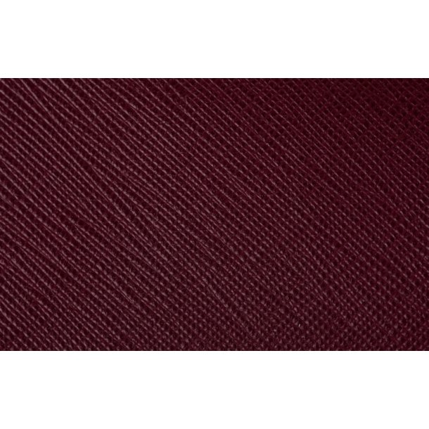 Ch&egrave;vre aniline Saffiano grain 0,9-1,0mm ca 4-4,5 sqf Bordeaux