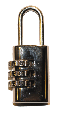 Padlock w / code 54x21mm