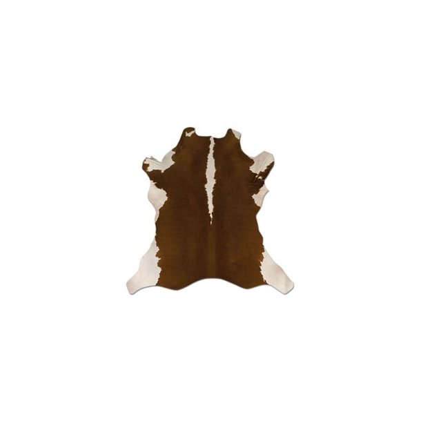 HAIR-ON CALFSKIN Brown &amp; White
