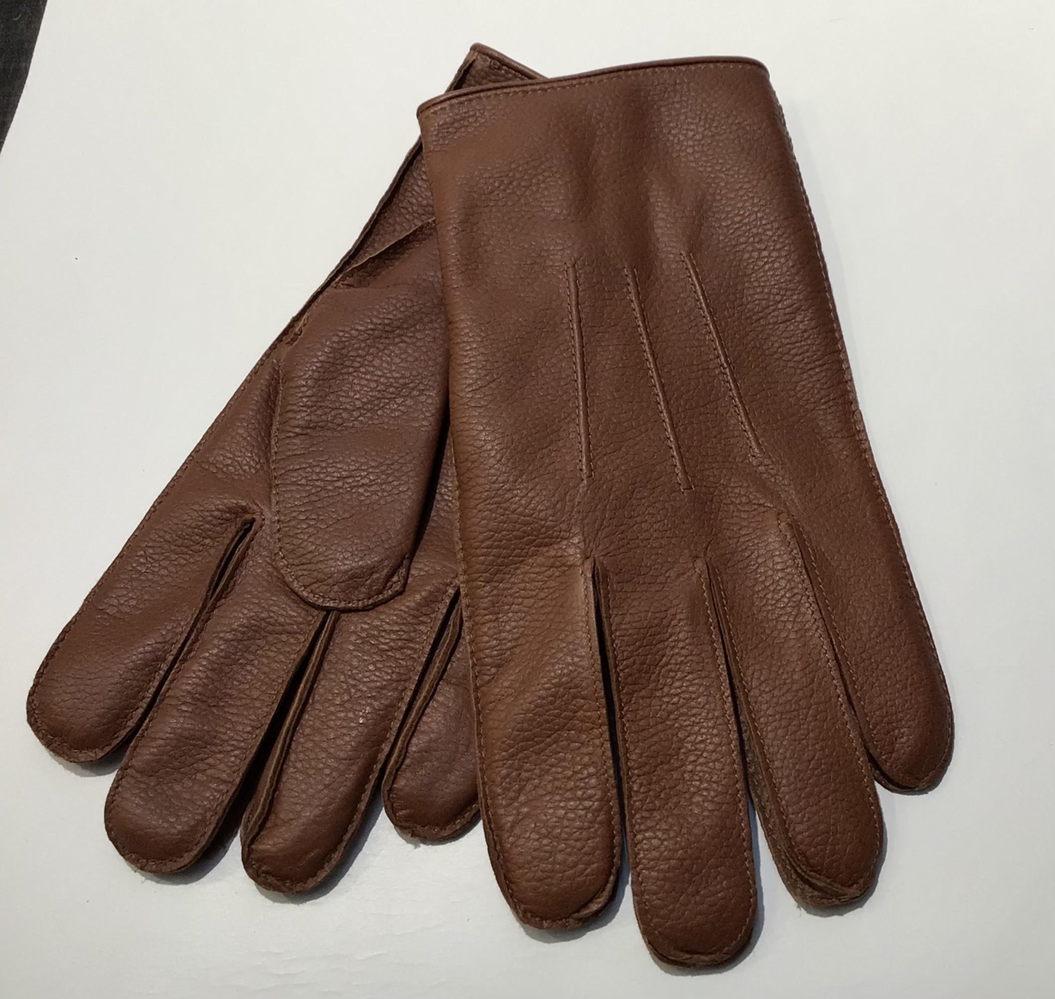 Handske blødt lammeskind med hjort struktur - herre