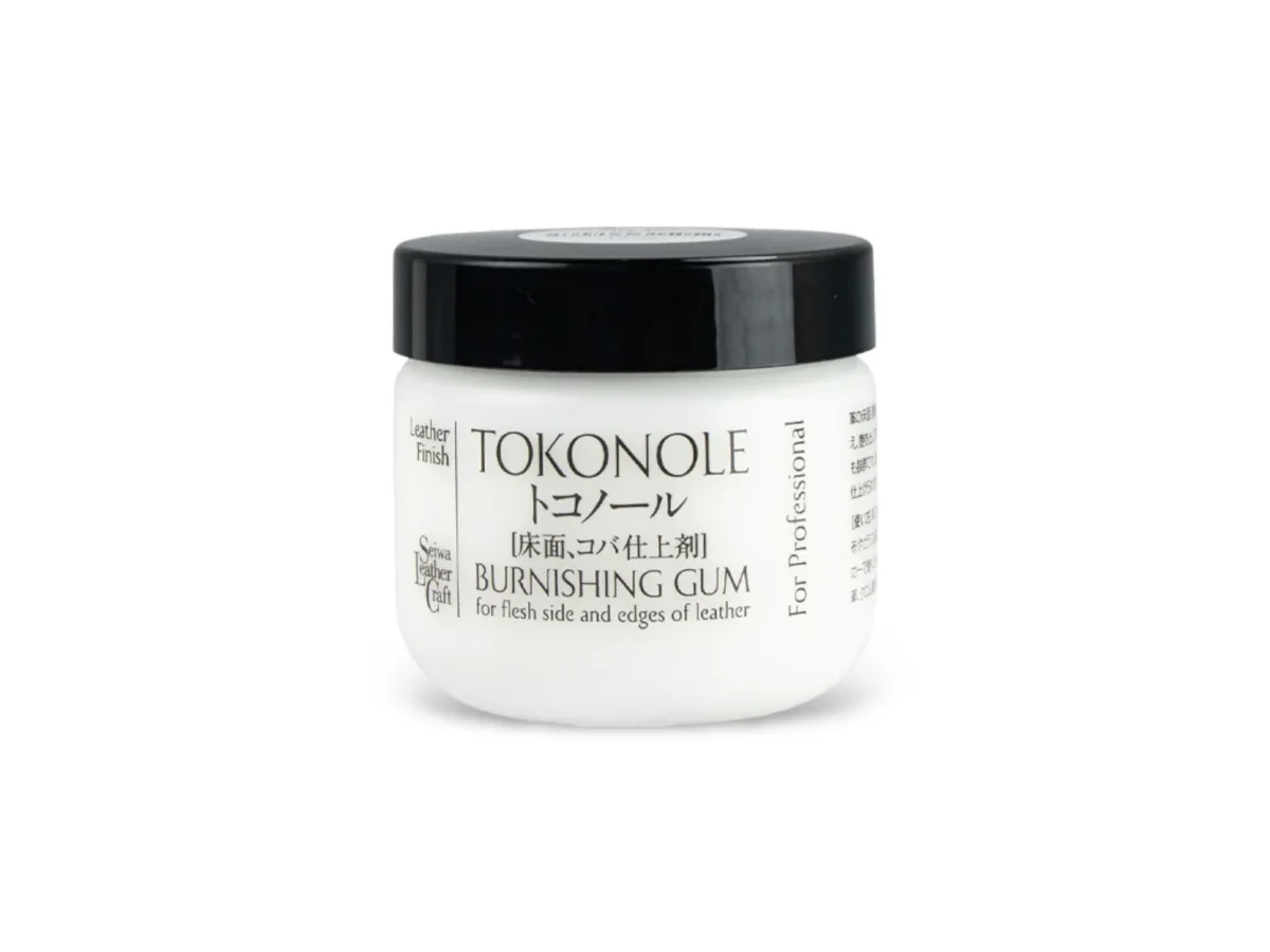 Tokonole Leather Finish Burnishing Gum - Seiwa - Top finish