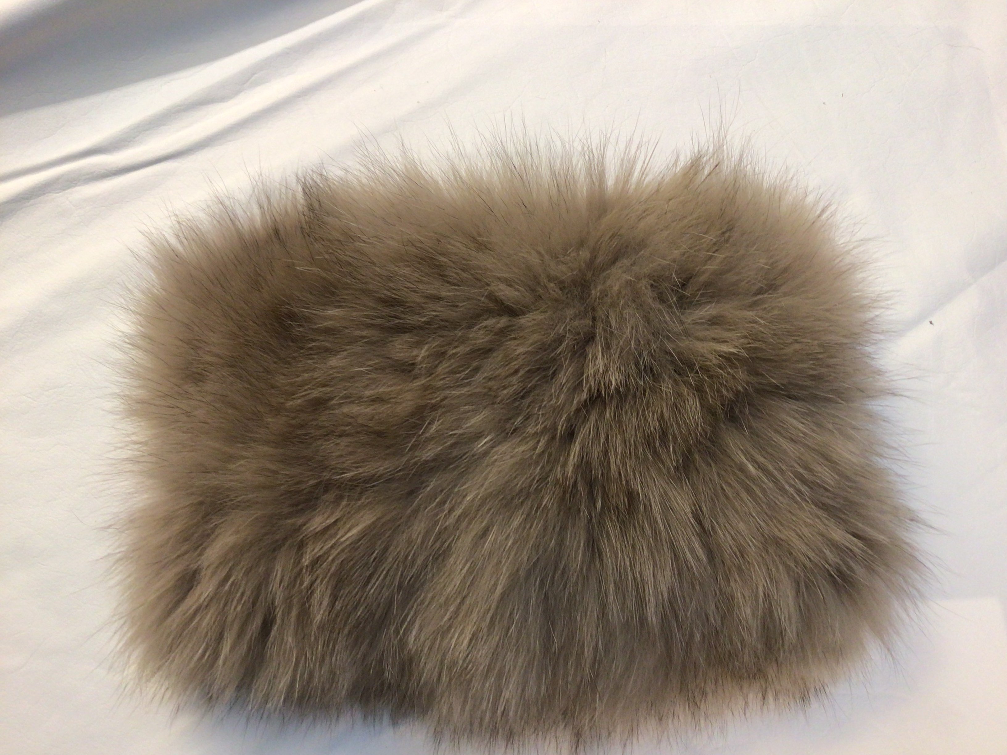 Headband fox fur