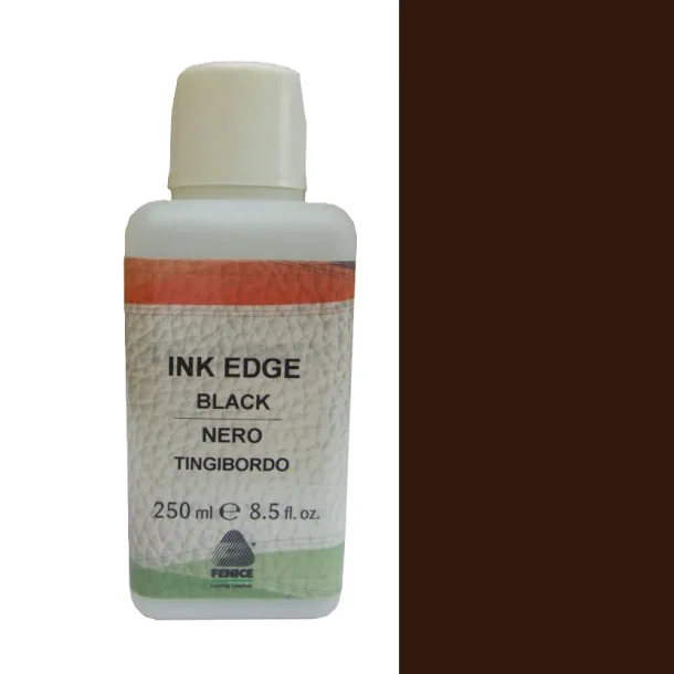 Kantf�rg Vattenbaserat 250ml - Fenice Ink Edge M&ouml;rkbrun