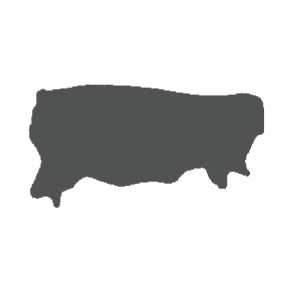 Kalbsleder Bekleidungsleder gray1/2 haut ca. 28-30 qfs 0,5-0,6mm 