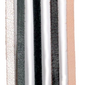 Kalveskindssnøre flad 6x1mm