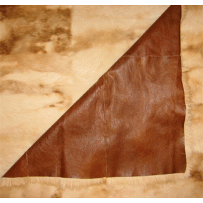 Kaninchen Plate (dbl. Gesicht nougat) - Ca. 120x60cm 