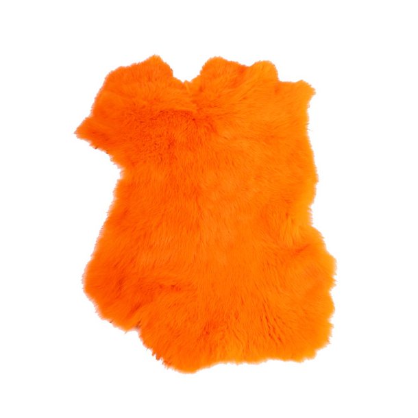 Peau de lapin orange