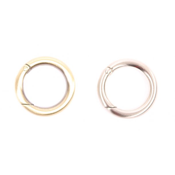 Spring Hook Ring - 2 sizes - 3 colors