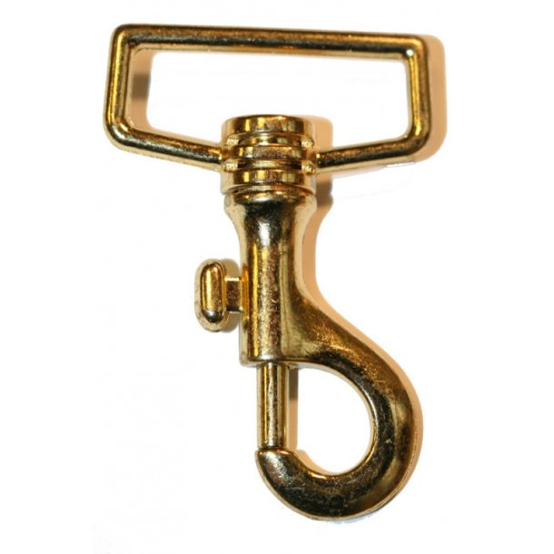 Swivel Eye Snap 40x70cm brass - Spring snaps / Trigger Hook