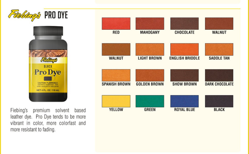 Fiebings Leather Pro Dye 118ml
