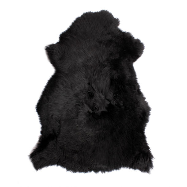 Lambskin rug from New Zealand from 75-100cm  Black 85cm