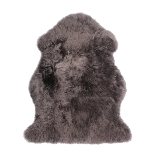 Lambskin rug from New Zealand from 75-100cm  Gray 95cm