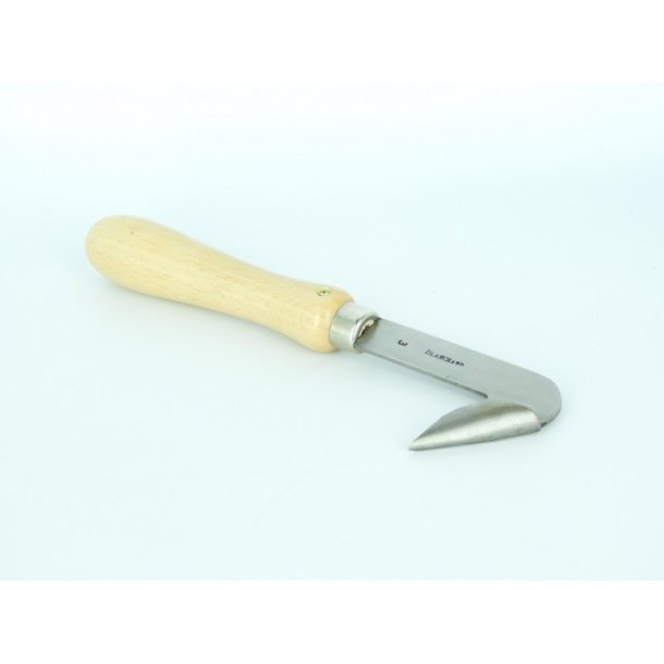 Leather grooving tool wooden handle - Leder groef gereedschap houten handvat - Blanchard