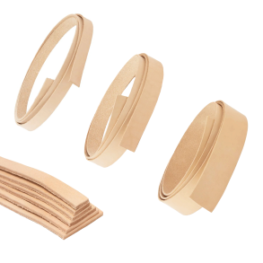 Tilskåret Læderremme ca. 1,8-2,2mm tyk - Brasilien