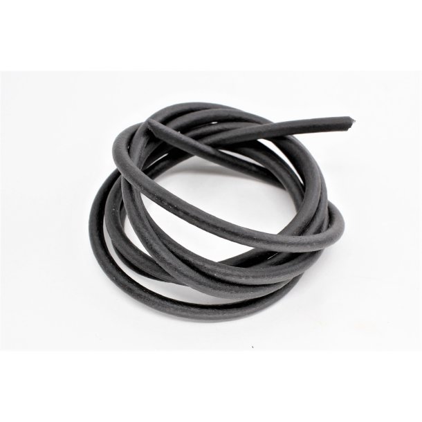 Leather cord imitated approx. 4 mm - 50 meters