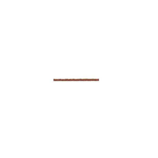 Flettet rund bolosn�re Brun 5,0mm 10 meter