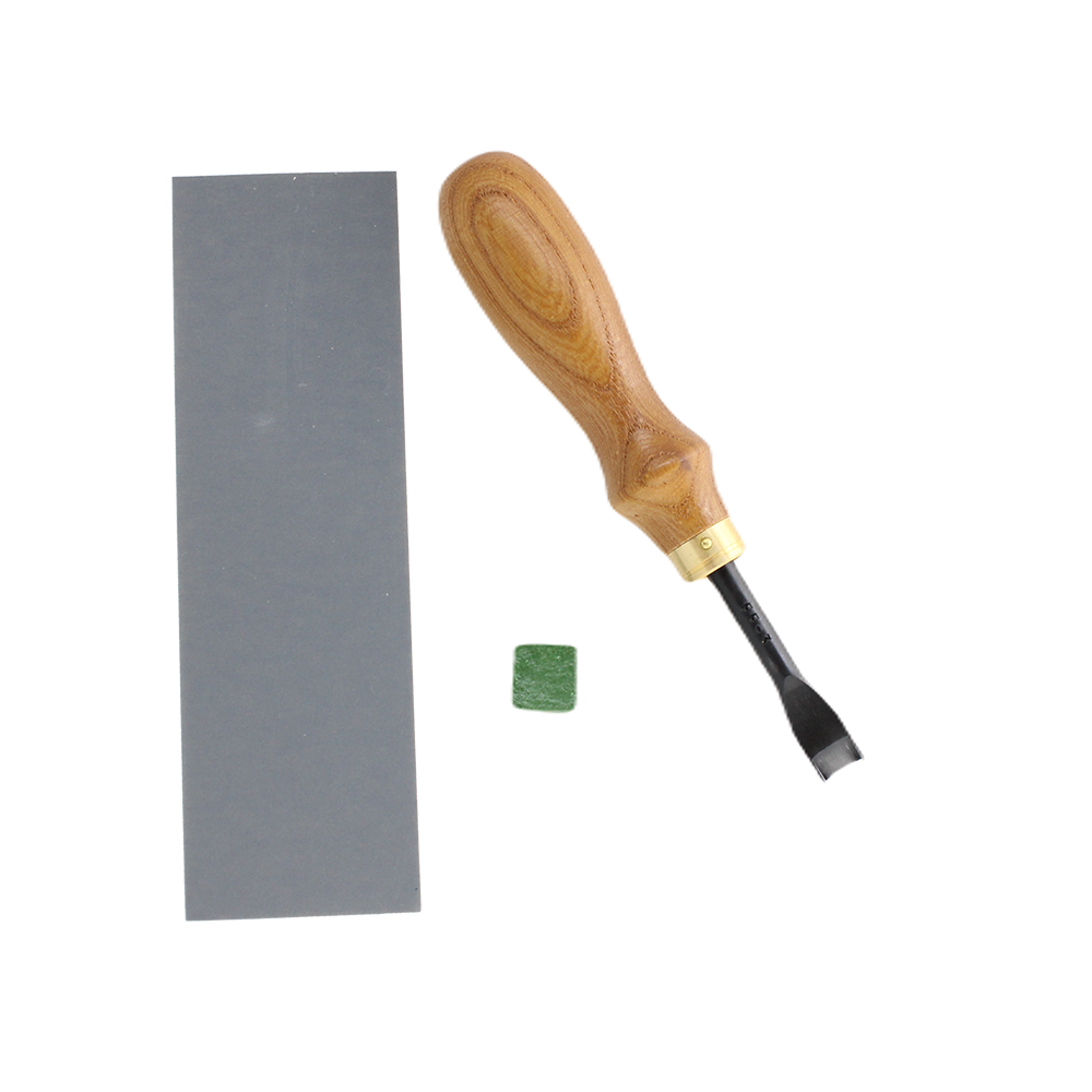 LuxPro Couteau à parer Français du Japon incl. abrasif 8mm