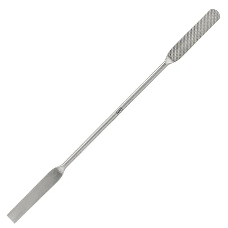 Spatule double pour les bords en acier inoxydable 20cm