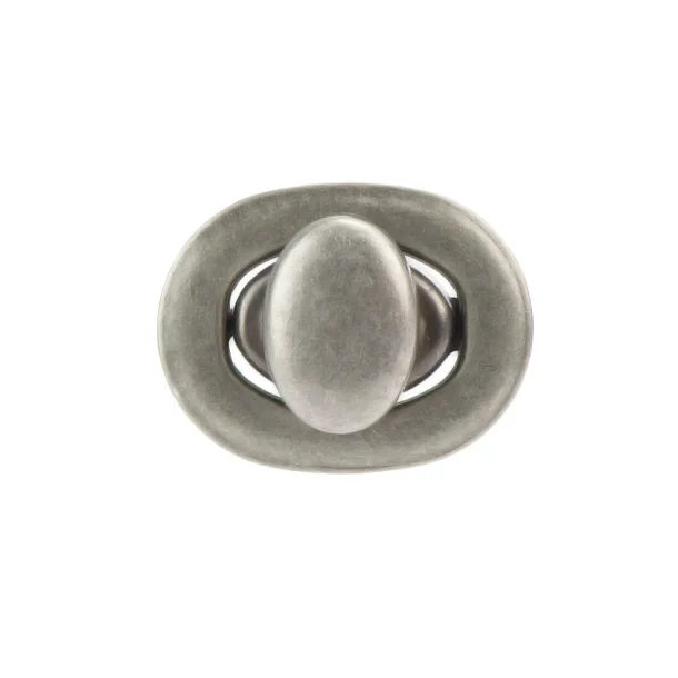 Ovale draaisluiting Nickel / Silver Plated