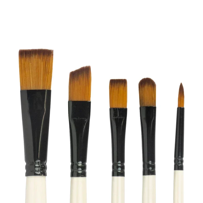 Nylon kunstenaarspenseel 5-delige set