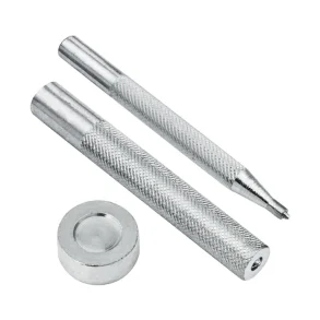 Glove Snap Setter & Anvil 3 Pcs Set,