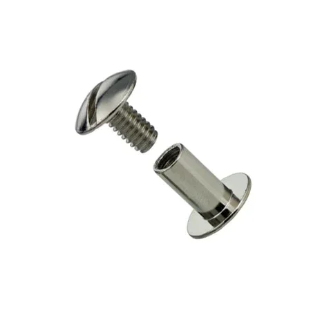 Vis chicago laiton H9mm 5x3mm