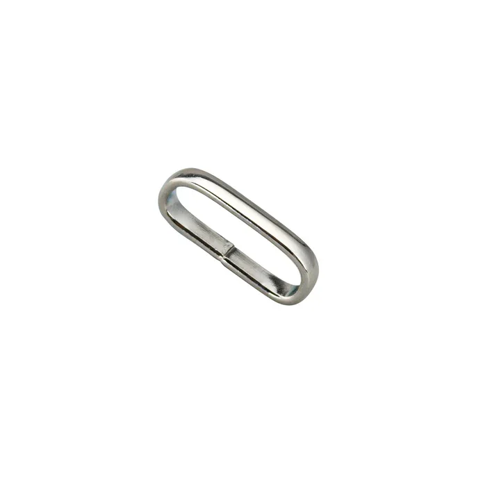 Solid Brass Strap Loop Keeper Loops
