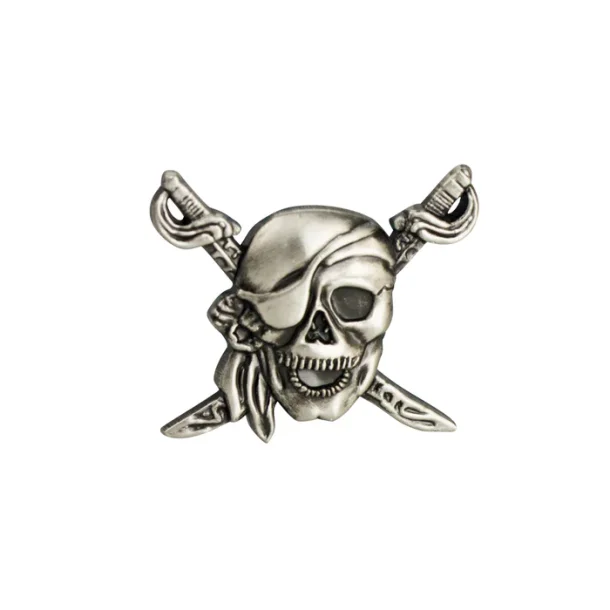 Pirate Screw Back Concho, 30mm 