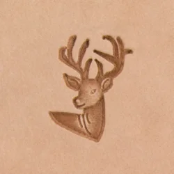 Deer Mini 3D Stamp 2D 3D Stamps Leather House Fur Buckles