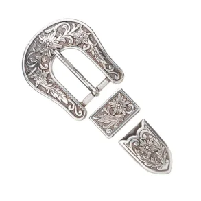 Schnalle ANTIQUE FLORAL Antiksilber