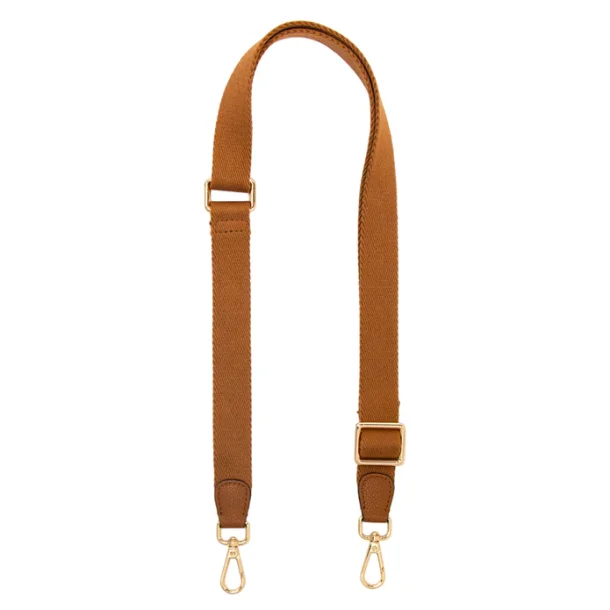 Adjustable Webbing Shoulder Straps 25mm Caramel