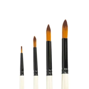 Nylon Rundbrste 4er Set