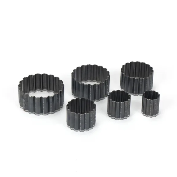Punch sett Kamskjellformet form - 6 deler