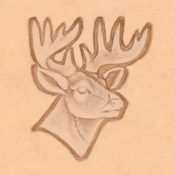 Wild Deer 3D Stamp