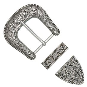 Buckle set floral pattern 38mm Victoria