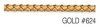 4,0mm, Gold, 1 meter