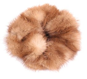 Mink hair elastics Light purple