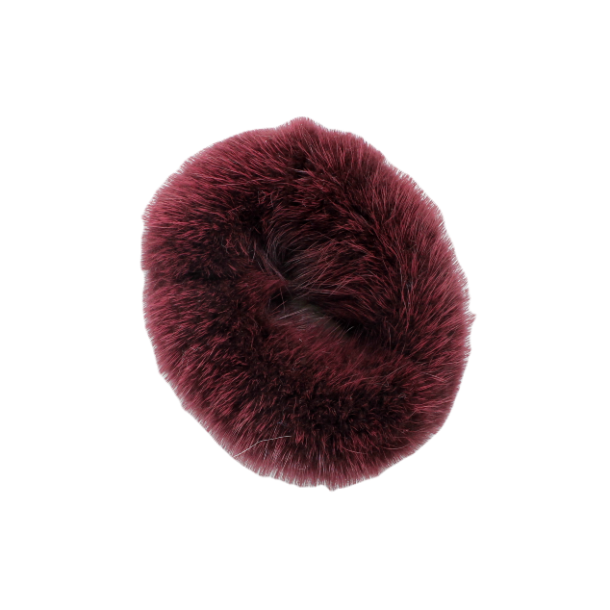 Mink hair elastics Winered