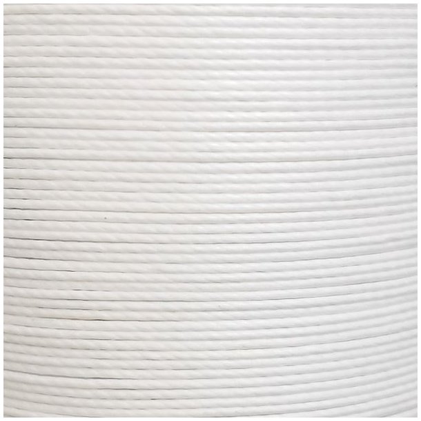 Waxed Linen thread  - LeatherHouse White 0,55mm 80m