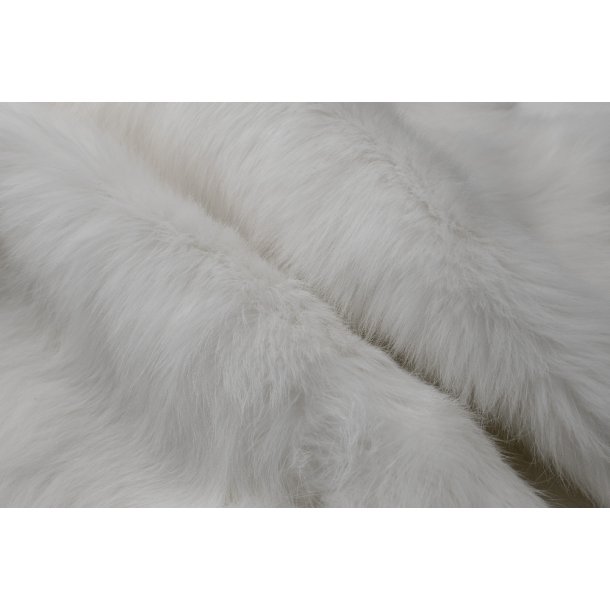 Peau de lapin blanc