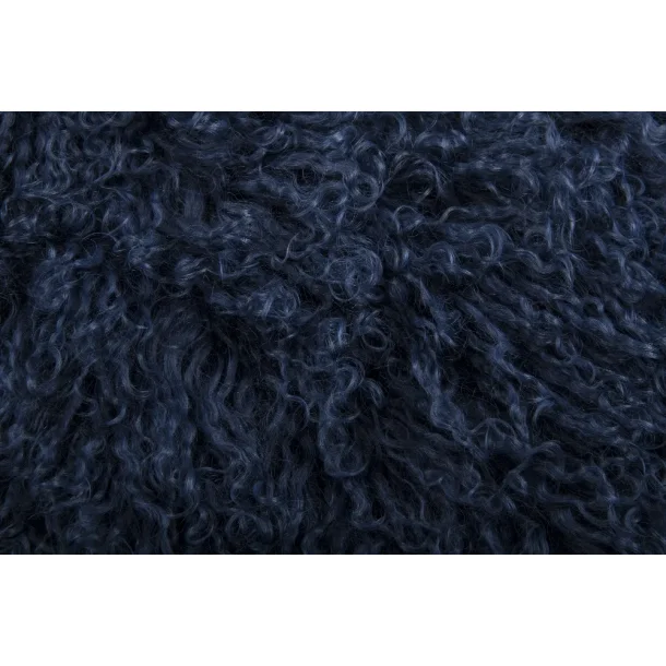 Tibetansk lammplatta - ca. 110x60cm 120x60cm Navy-blue