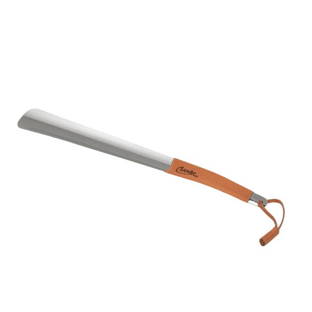 Shoe horn 41cm chrome/leather - Saphir Mdaille D'or  oranje