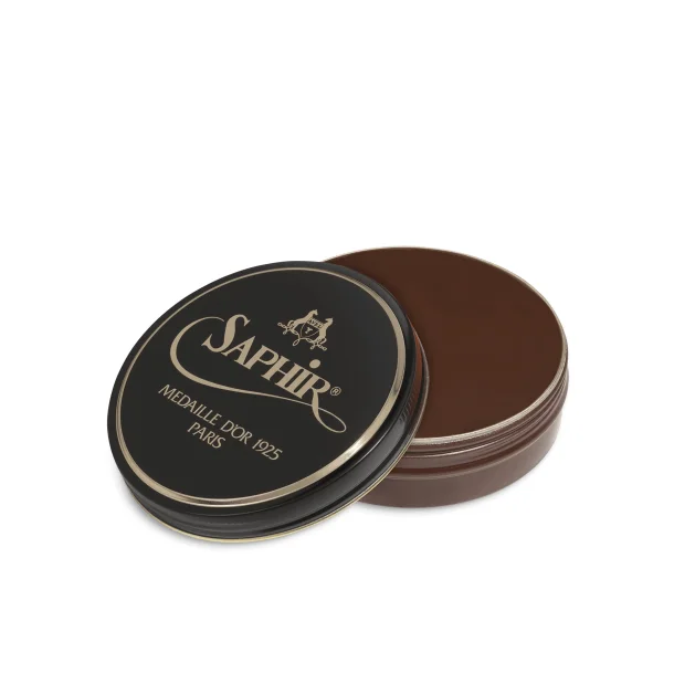 Pate de Luxe 50ml - shoepolish - Saphir Mdaille D'or Medium brown