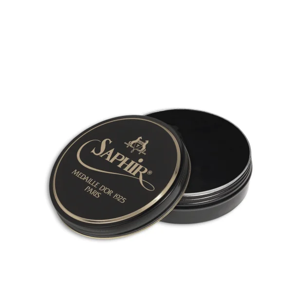 Pate de Luxe 50ml - shoepolish - Saphir Mdaille D'or Black