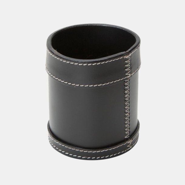 Pen Holder i lder  9 x 10 cm.